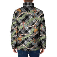 Sable Palaka Hula Girls Seamless Hawaii Aloha Padded Jacket - Polynesian Pride