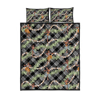 Sable Palaka Hula Girls Seamless Hawaii Aloha Quilt Bed Set - Polynesian Pride