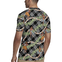 Sable Palaka Hula Girls Seamless Hawaii Aloha Rugby Jersey LT7 - Polynesian Pride