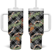 Sable Palaka Hula Girls Seamless Hawaii Aloha Tumbler With Handle - Polynesian Pride