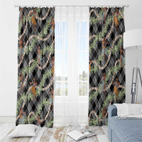 Sable Palaka Hula Girls Seamless Hawaii Aloha Window Curtain - Polynesian Pride