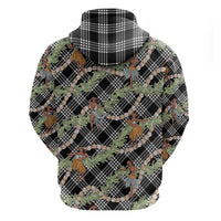 Sable Palaka Hula Girls Seamless Hawaii Aloha Zip Hoodie - Polynesian Pride