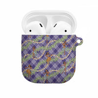 Lavender Palaka Hula Girls Seamless Hawaii Aloha AirPods Case LT7 Lavender - Polynesian Pride