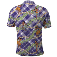 Lavender Palaka Hula Girls Seamless Hawaii Aloha Polo Shirt LT7 - Polynesian Pride