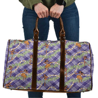 Lavender Palaka Hula Girls Seamless Hawaii Aloha Travel Bag - Polynesian Pride