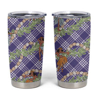 Lavender Palaka Hula Girls Seamless Hawaii Aloha Tumbler Cup - Polynesian Pride