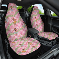 Lokelani Pink Palaka Hula Girls Seamless Hawaii Aloha Car Seat Cover - Polynesian Pride