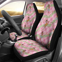 Lokelani Pink Palaka Hula Girls Seamless Hawaii Aloha Car Seat Cover - Polynesian Pride