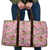 Lokelani Pink Palaka Hula Girls Seamless Hawaii Aloha Travel Bag - Polynesian Pride