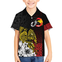 Personalized Papua New Guinea 50th Independence Anniversary Hawaiian Shirt Oro Tapa Mix Plumeria LT7 - Polynesian Pride