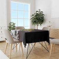 Personalized Papua New Guinea 50th Independence Anniversary Tablecloth Oro Tapa Mix Plumeria LT7 - Polynesian Pride