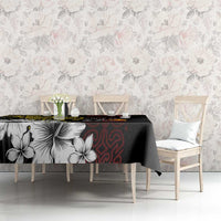 Personalized Papua New Guinea 50th Independence Anniversary Tablecloth Oro Tapa Mix Plumeria LT7 - Polynesian Pride