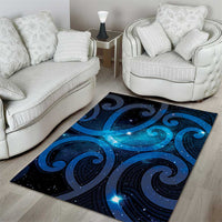 New Zealand Maori Matariki Area Rug Galaxy Kowhaiwhai LT7 - Polynesian Pride