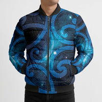 New Zealand Maori Matariki Bomber Puffer Jacket Galaxy Kowhaiwhai LT7 - Polynesian Pride