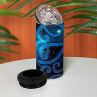 New Zealand Maori Matariki 4 in 1 Can Cooler Tumbler Galaxy Kowhaiwhai