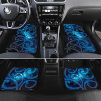 New Zealand Maori Matariki Car Mats Galaxy Kowhaiwhai LT7 Set 4pcs Galaxy - Polynesian Pride