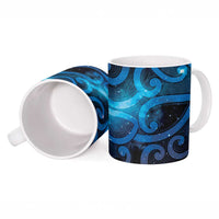 New Zealand Maori Matariki Ceramic Mug Galaxy Kowhaiwhai LT7 - Polynesian Pride
