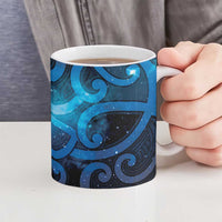 New Zealand Maori Matariki Ceramic Mug Galaxy Kowhaiwhai LT7 - Polynesian Pride