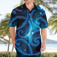 New Zealand Maori Matariki Hawaiian Shirt Galaxy Kowhaiwhai