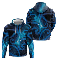 New Zealand Maori Matariki Hoodie Galaxy Kowhaiwhai LT7 - Polynesian Pride