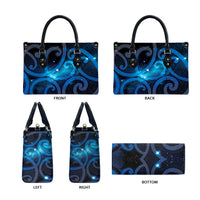 New Zealand Maori Matariki Leather Bag Galaxy Kowhaiwhai LT7 - Polynesian Pride