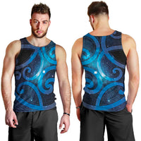 New Zealand Maori Matariki Men Tank Top Galaxy Kowhaiwhai