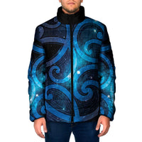 New Zealand Maori Matariki Padded Jacket Galaxy Kowhaiwhai LT7 Men Galaxy - Polynesian Pride