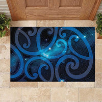 New Zealand Maori Matariki Rubber Doormat Galaxy Kowhaiwhai LT7 Galaxy - Polynesian Pride