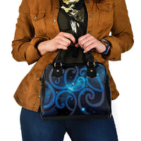 New Zealand Maori Matariki Shoulder Handbag Galaxy Kowhaiwhai LT7 - Polynesian Pride