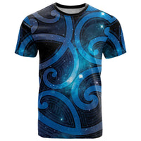 New Zealand Maori Matariki T Shirt Galaxy Kowhaiwhai LT7 Galaxy - Polynesian Pride