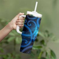 New Zealand Maori Matariki Tumbler With Handle Galaxy Kowhaiwhai LT7 - Polynesian Pride