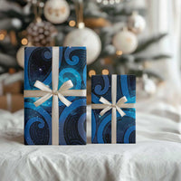 New Zealand Maori Matariki Wrapping Paper Galaxy Kowhaiwhai LT7 - Polynesian Pride