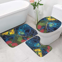 Tui Bird New Zealand Starry Sky Bathroom Set Maori Koru LT7 - Polynesian Pride