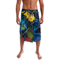 Tui Bird New Zealand Starry Sky Lavalava Maori Koru LT7 Galaxy - Polynesian Pride