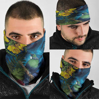 Tui Bird New Zealand Starry Sky Neck Gaiter Maori Koru LT7 - Polynesian Pride
