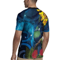 Tui Bird New Zealand Starry Sky Rugby Jersey Maori Koru LT7 - Polynesian Pride