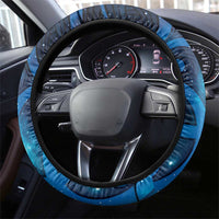 Tui Bird New Zealand Starry Sky Steering Wheel Cover Maori Koru LT7 - Polynesian Pride