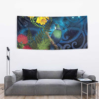Tui Bird New Zealand Starry Sky Tapestry Maori Koru LT7 - Polynesian Pride