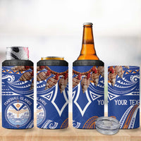 Yokwe Marshall Islands Personalized 4 in 1 Can Cooler Tumbler Jemenei Day - Seashell Necklace