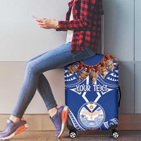 Yokwe Marshall Islands Personalized Luggage Cover Jemenei Day - Seashell Necklace