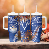 Yokwe Marshall Islands Personalized Tumbler With Handle Jemenei Day - Seashell Necklace