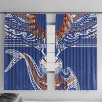 Yokwe Marshall Islands Personalized Window Curtain Jemenei Day - Seashell Necklace