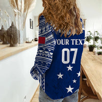 Personalised Samoa Rugby Women Casual Shirt WC 2023 Champions LT7 - Polynesian Pride