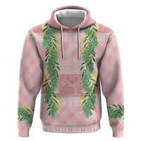 Hawai'i Paniolo Maile Twisted Lei Hoodie Dusty Rose LT7 Pullover Hoodie Dusty Rose - Polynesian Pride