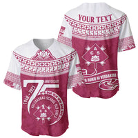 Personalised Fiji Adi Cakobau School Baseball Jersey ACS Old Girls Lotus Mix Masi LT7 - Polynesian Pride