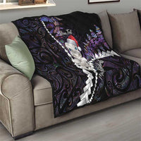 New Zealand Personalised Quilt Meri Kirihimete Kowhaiwhai Mix Paua Shell - Amethys