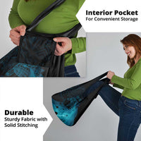 Polynesian Shark Grocery Bag Under The Waves