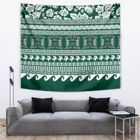 Hawaii Rainbow Warriors Christmas Tapestry Kakau Motifs LT7 - Polynesian Pride