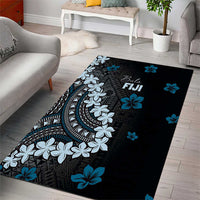 Bula Fiji Women's Day Area Rug Indigo Masi Tapa