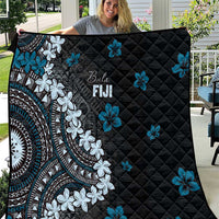 Bula Fiji Women's Day Quilt Indigo Masi Tapa